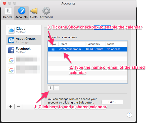 mac calendar toos for microsoft office 365